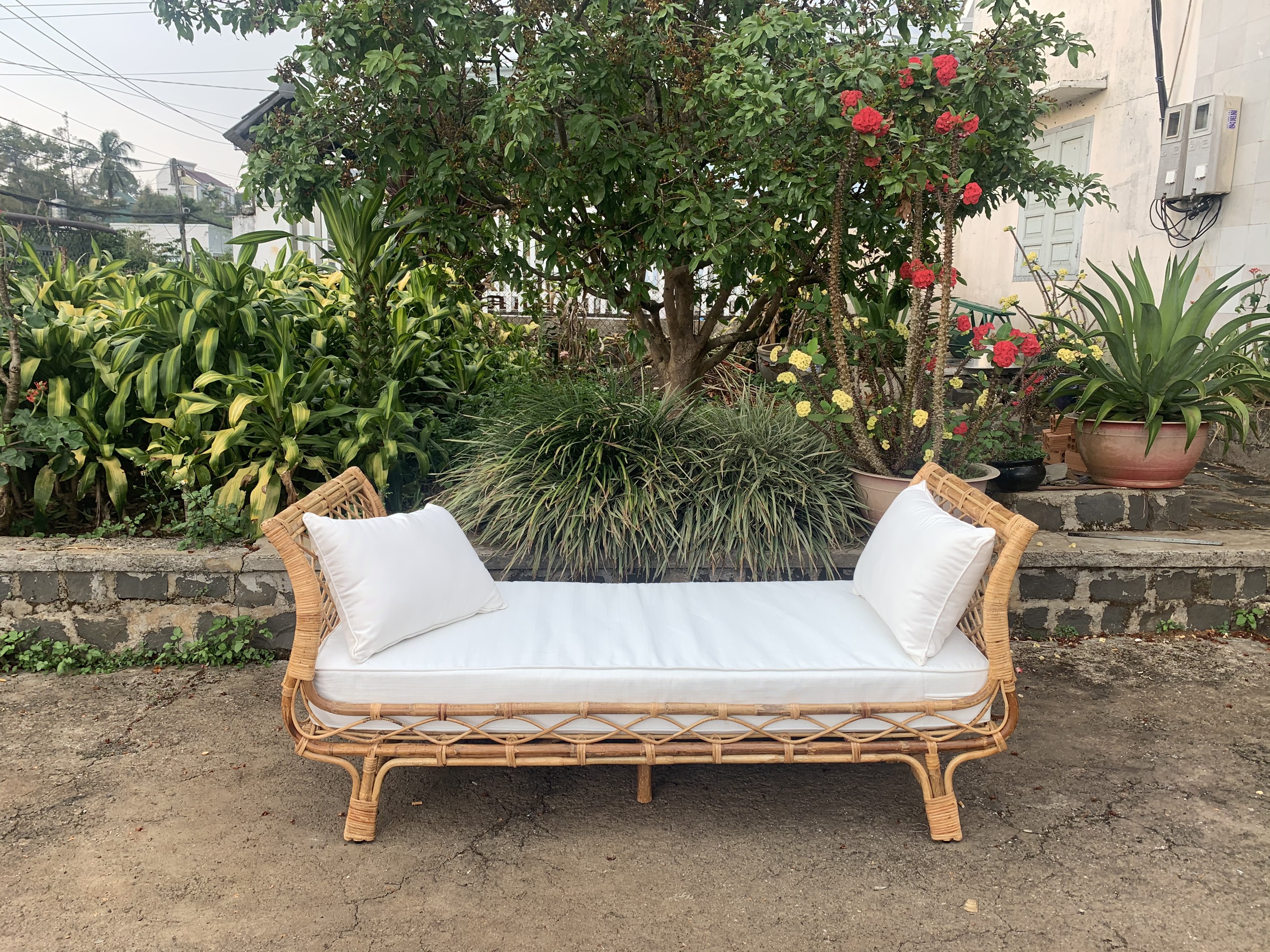 Ghế/Giường Mây Mang Phong Cách Venice Châu Âu- Rattan Daybed With The Western Style- CH0055