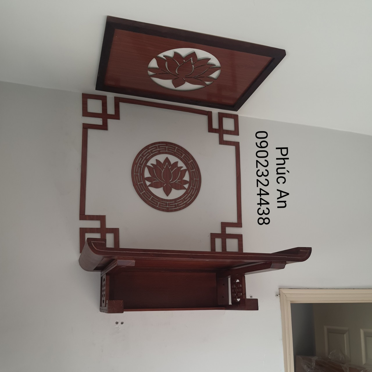 Tấm Chống Ám Khói Bàn Thờ Đẹp Giá Rẻ, Lắp đặt thay miếng giấy dán chắn khói hương