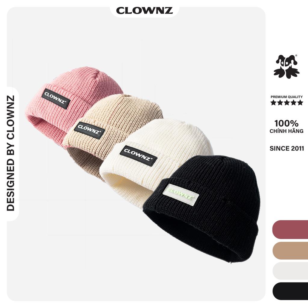 Mũ len, nón trùm đầu Short Beanies nam nữ ba màu gấp nếp