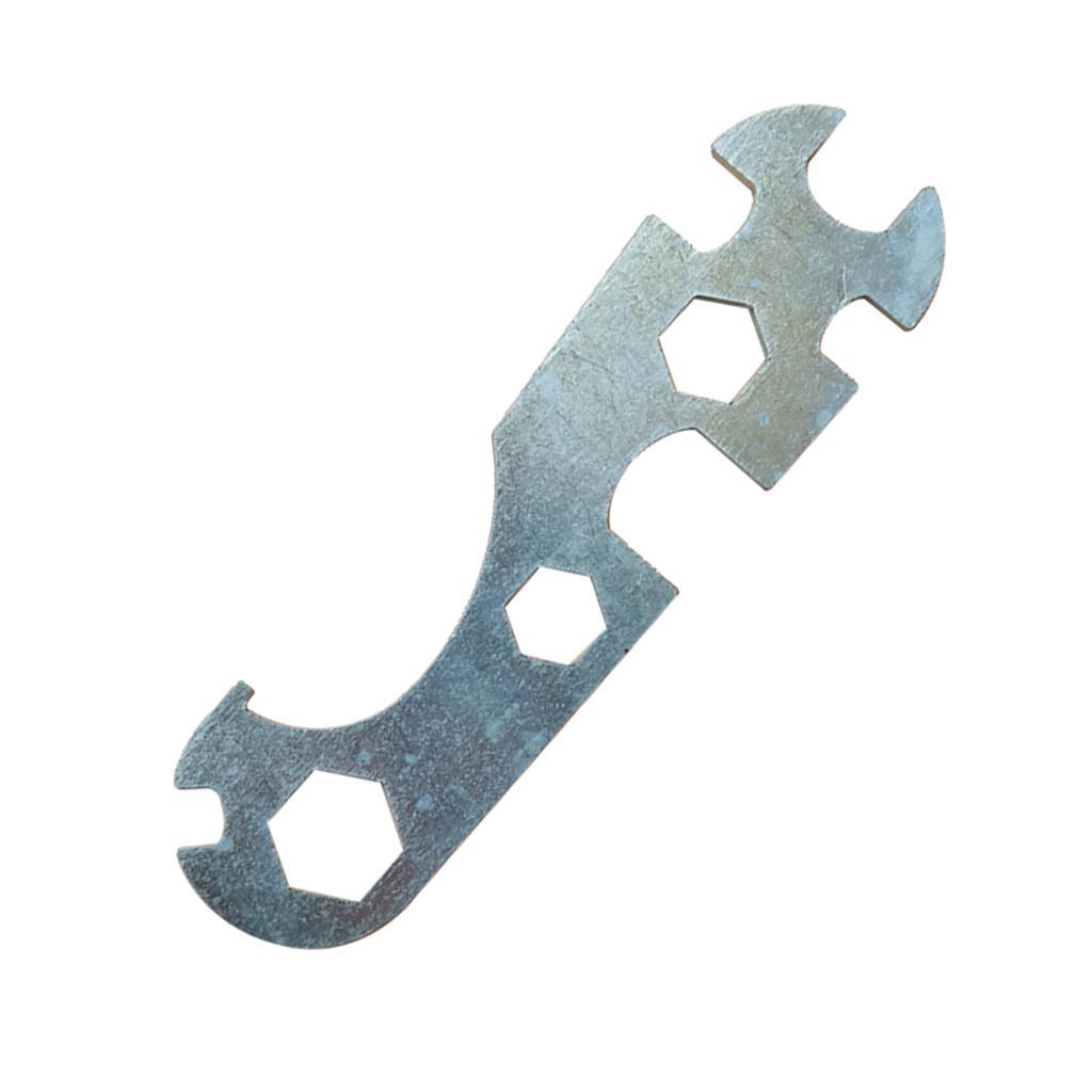 Bike Wrench Steel Galvanized for Mountain Bike Spanner