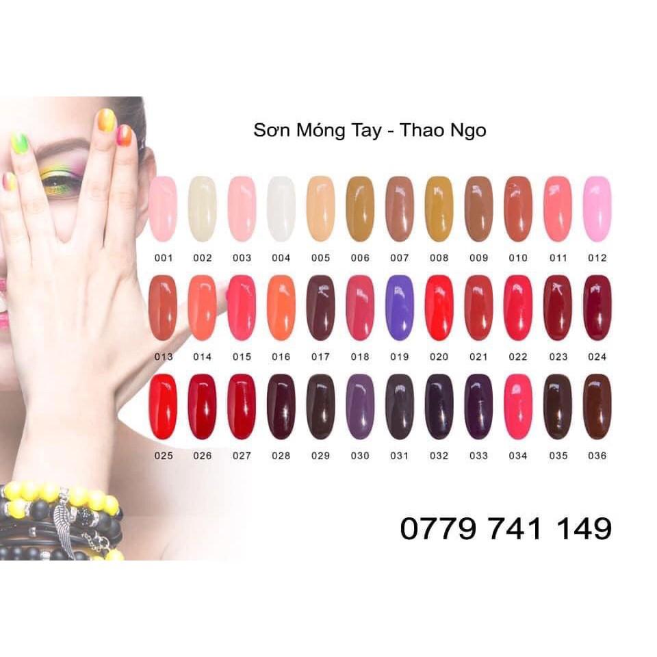 Combo 24 màu Sơn móng tay Ladydream 12ml