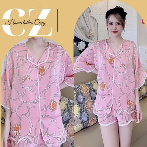 CÓ SẴN Đồ bộ nữ cộc tay tay ngắn quần ngắn lụa mềm,mịn