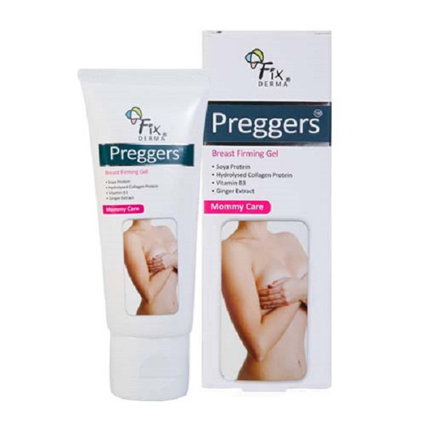 Gel dưỡng ẩm giúp ngực săn chắc Fixderma Preggers Breast Firming Gel (60g)