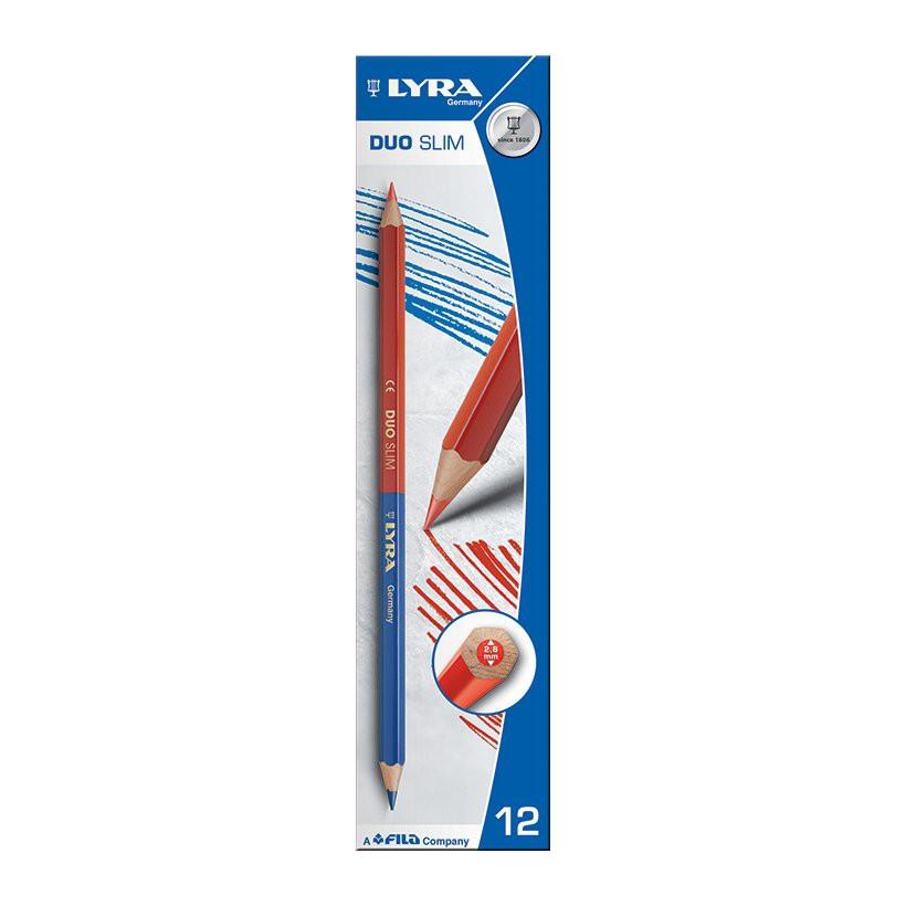 Bút chì nhập khẩu Đức LYRA Duo Slim 2920101 hai đầu xanh đỏ