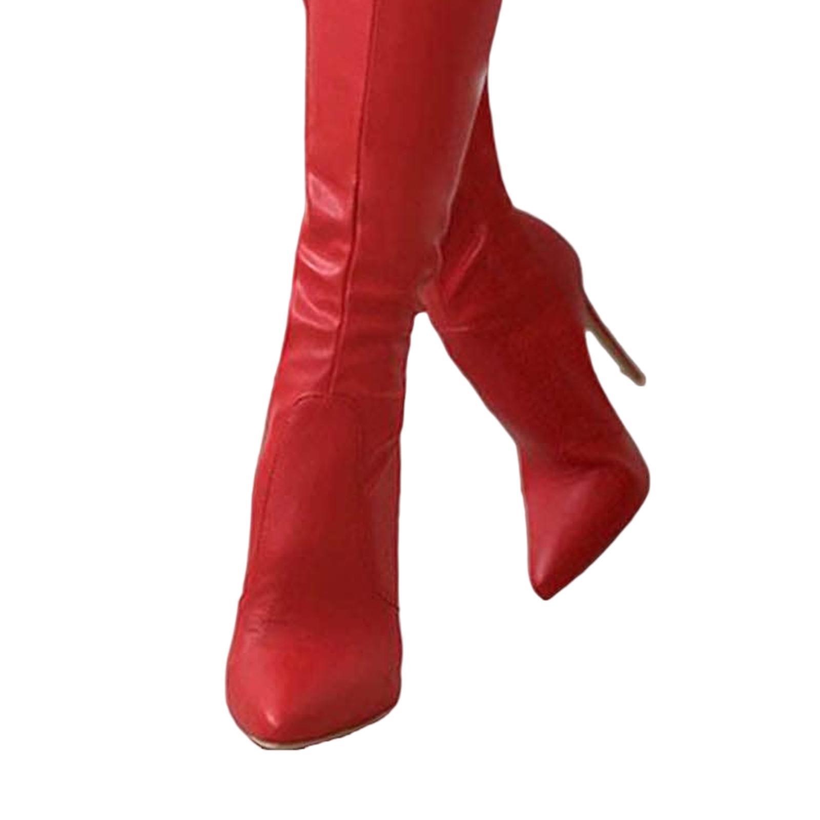 Casual Thigh High Boots High Heel Long Boots Warmer Accessories Knee Boots for Outside