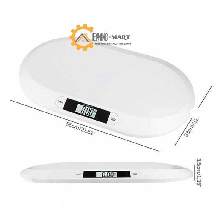 Cân điện tử cho bé sơ sinh BABY SCALE ️  ́️ Tải trọng tối đa 20kg - Độ chính xác 10g - Nhựa ABS an toàn