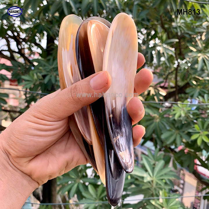 Miếng cạo gió bằng sừng chuyên dụng Lưu thông khí huyết, giảm căng thẳng mệt mỏi - Chăm sóc sức khỏe