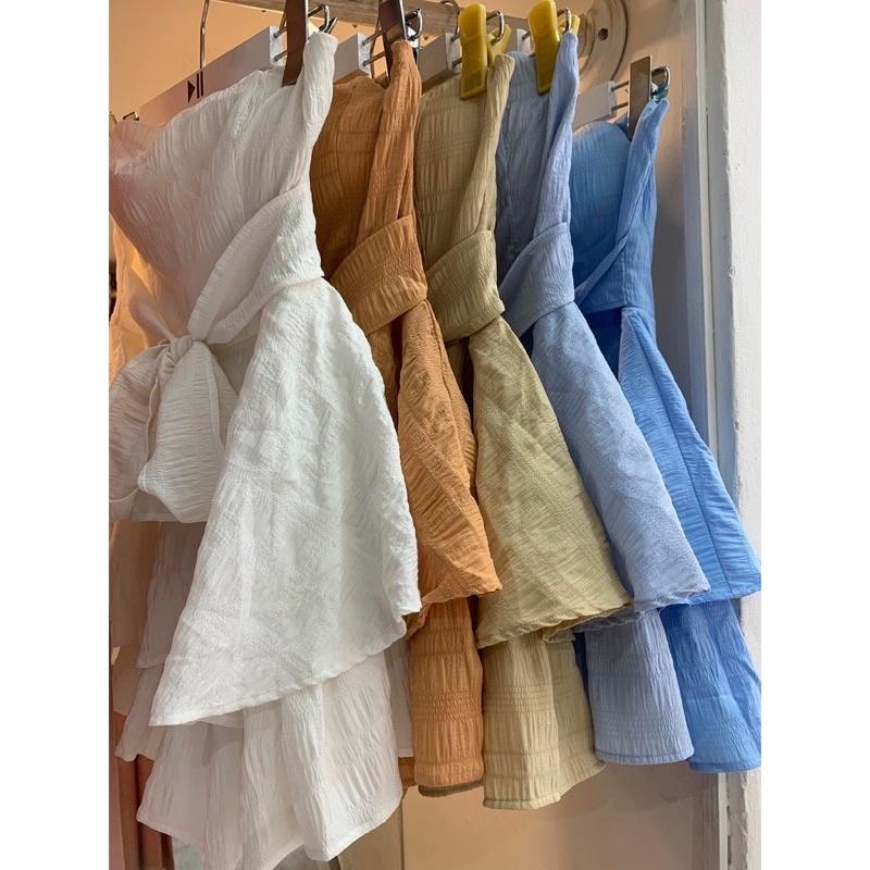 JUMPSUIT cúp ngực cột nơ mút ngực