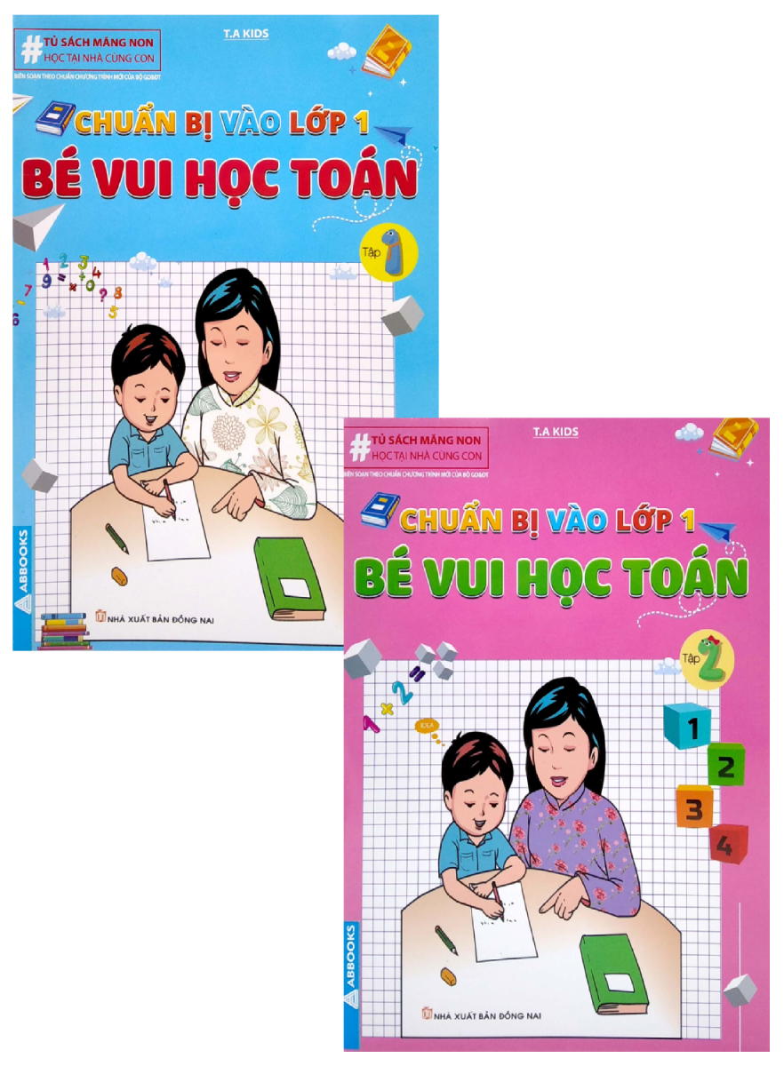 Combo Chuẩn Bị Vào Lớp 1 - Bé Vui Học Toán _ABB