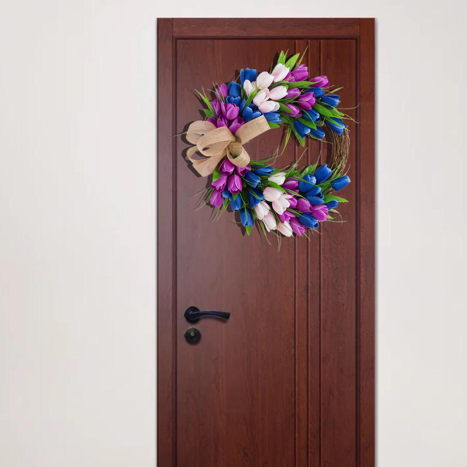 Artificial Wreath Hanging Front Garland Decor