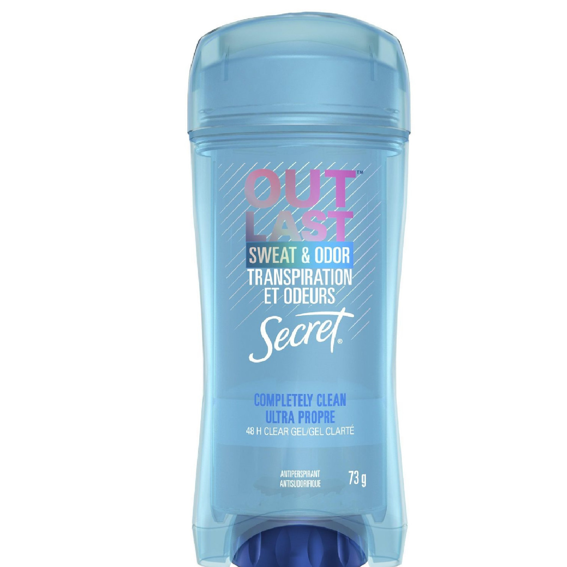 Lăn khử mùi Secret Outlast Sweat &amp; Odor Completely Clean Clear Gel 73g (NEW)