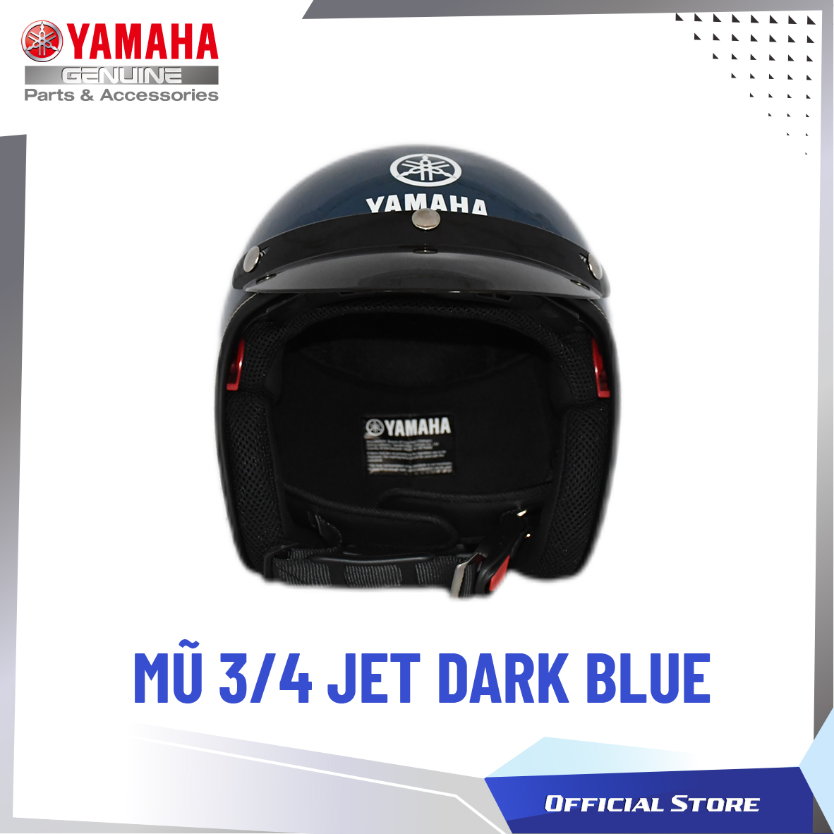 MŨ 3/4 JET DARKBLUE