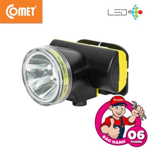 Đèn Pin Sạc Led Đội Đầu Comet CRT1613 2W siêu sáng, ánh sáng TRẮNG - Hàng chính hãng