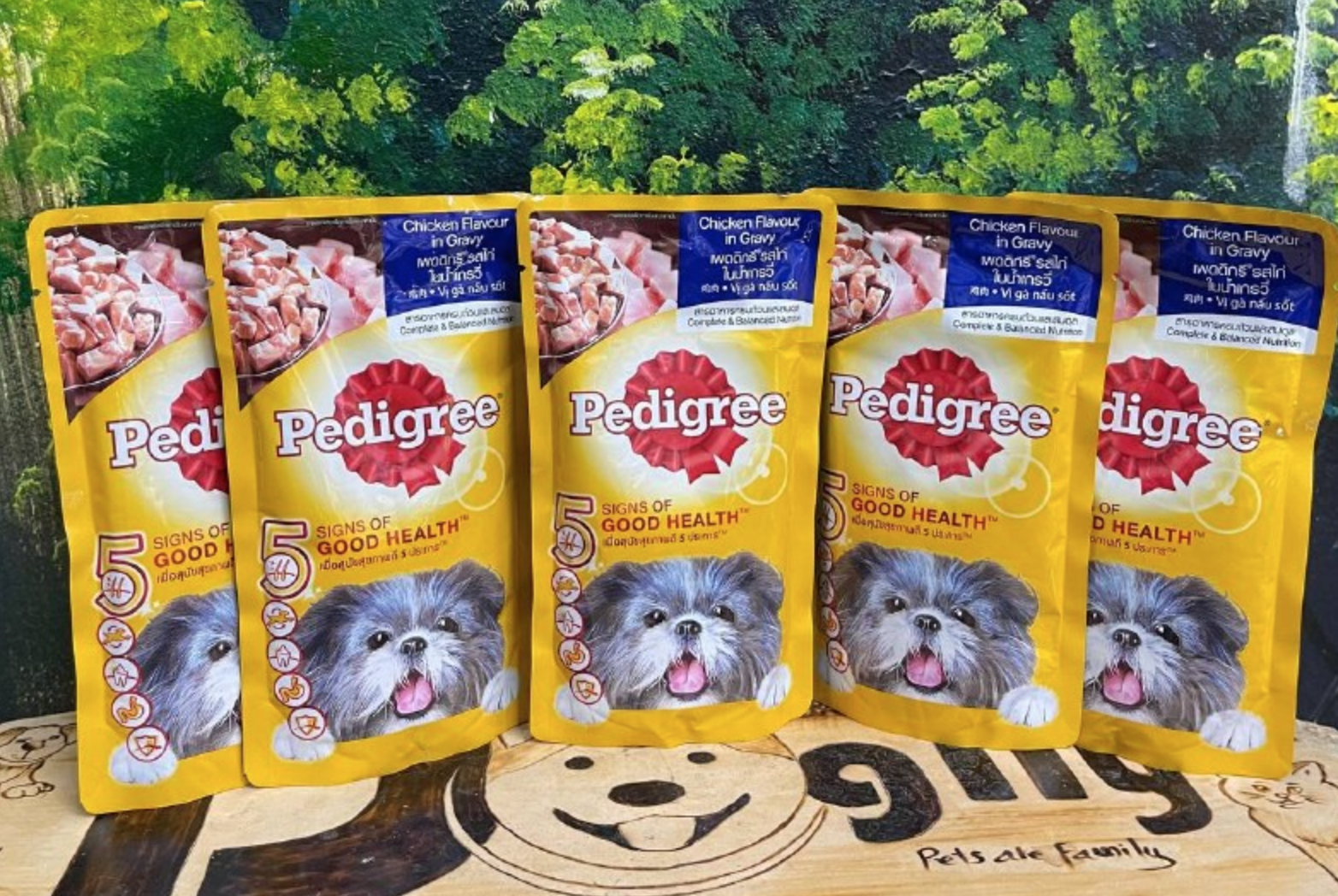 Pate Pedigree vị gà nấu sốt cho cún cưng
