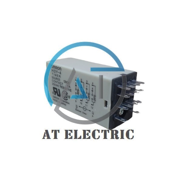 Đồng hồ timer H3Y-4 DC12 10S