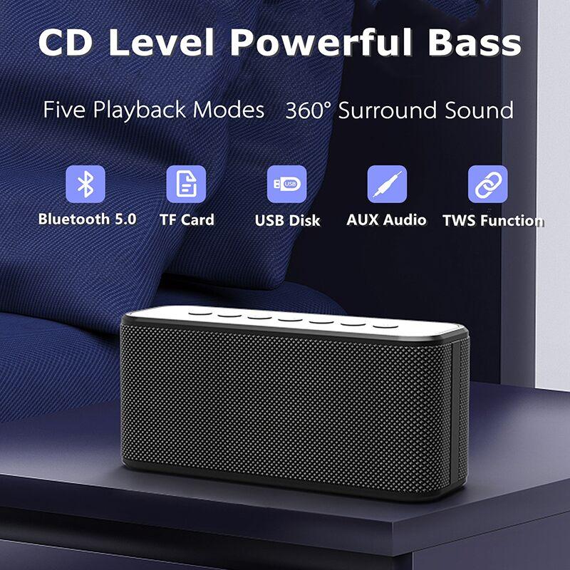 Xdobo X8 Plus Loa Bluetooth 80W Cao Cấp Ngoài Trời Chống Nước Siêu Bass Siêu Trầm TWS Hệ Thống Âm Thanh Vòm Âm Thanh Cột Color: X8 Black