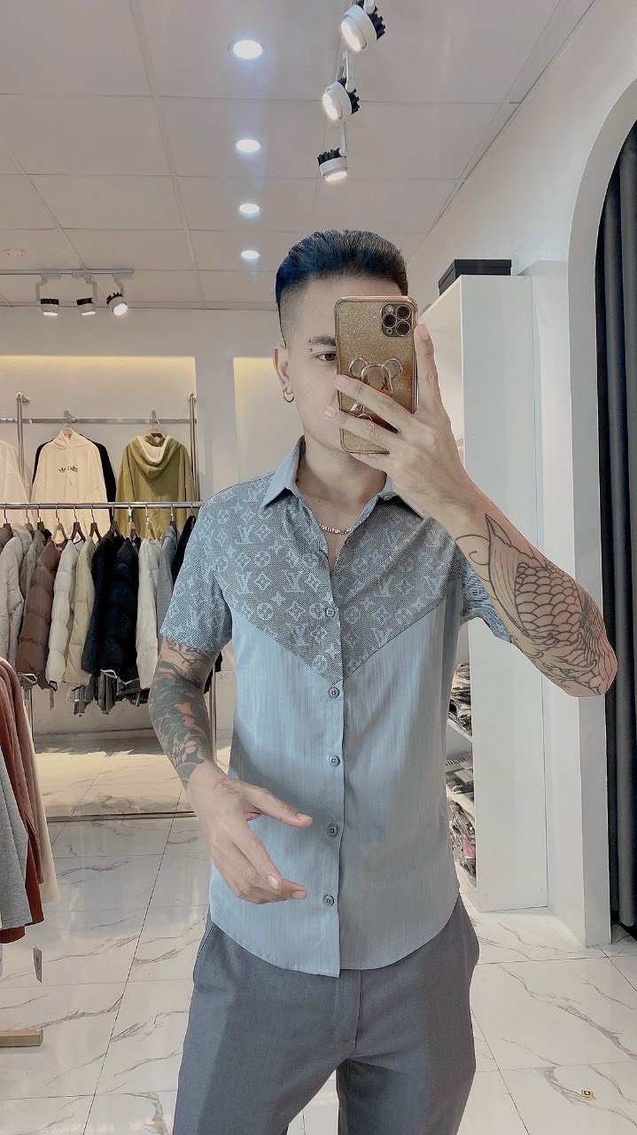Sơ mi đũi nam nữ dày dặn ,áo đôi nam nữ