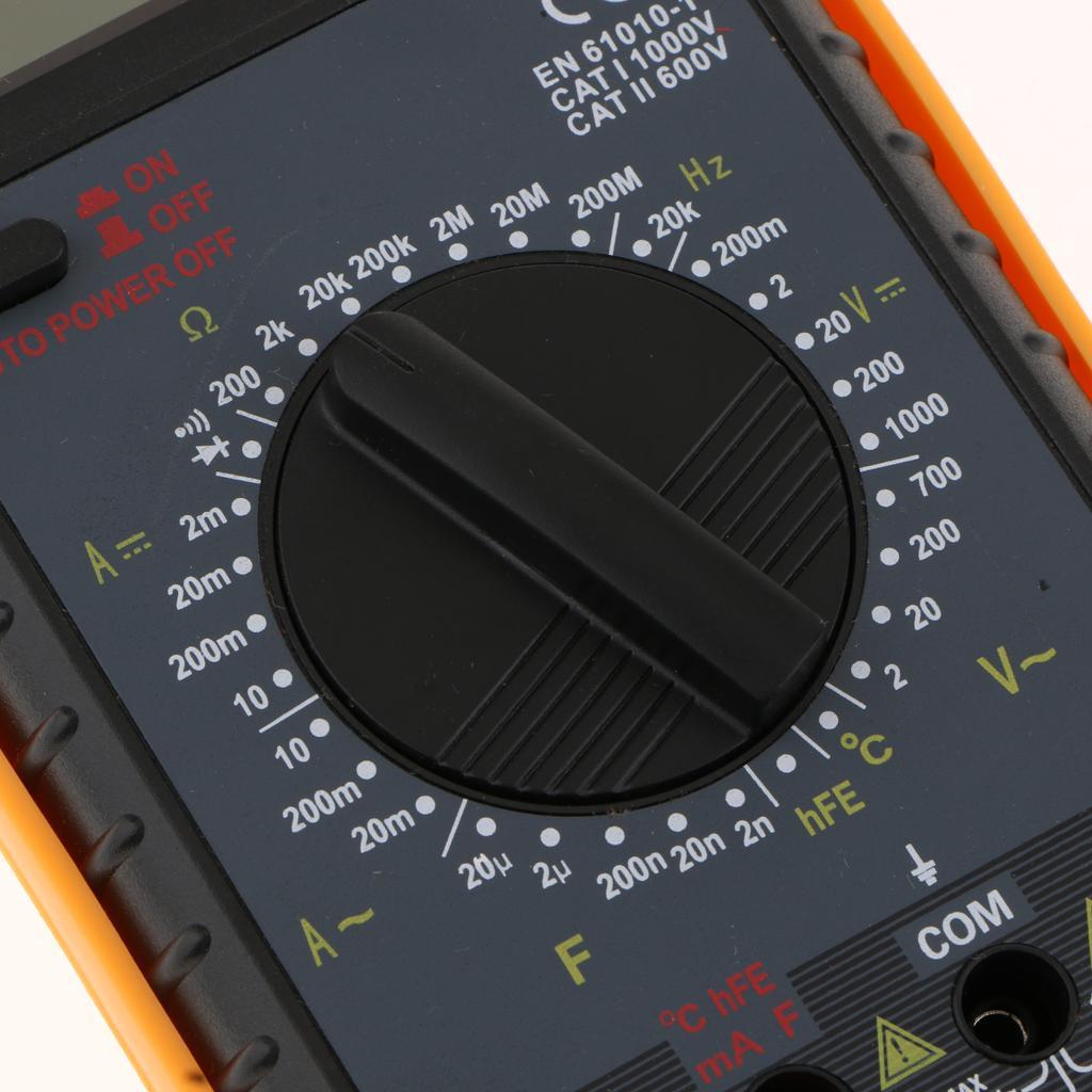 Handheld LCD Digital Voltmeter Ammeter Ohm Multimeter Volt AC Tester Meter