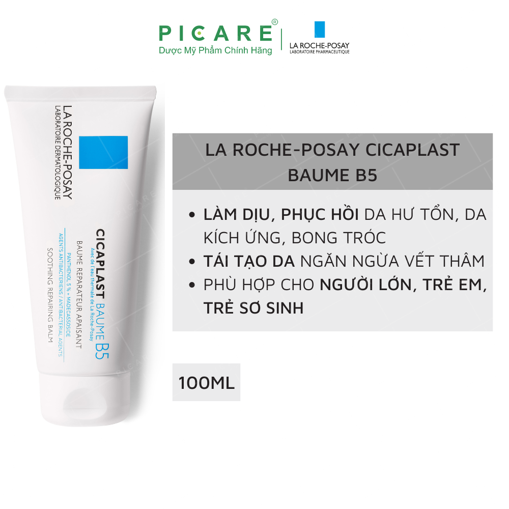 Kem Dưỡng Phục Hồi, Làm Dịu Da La Roche Posay Cicaplast Baume B5