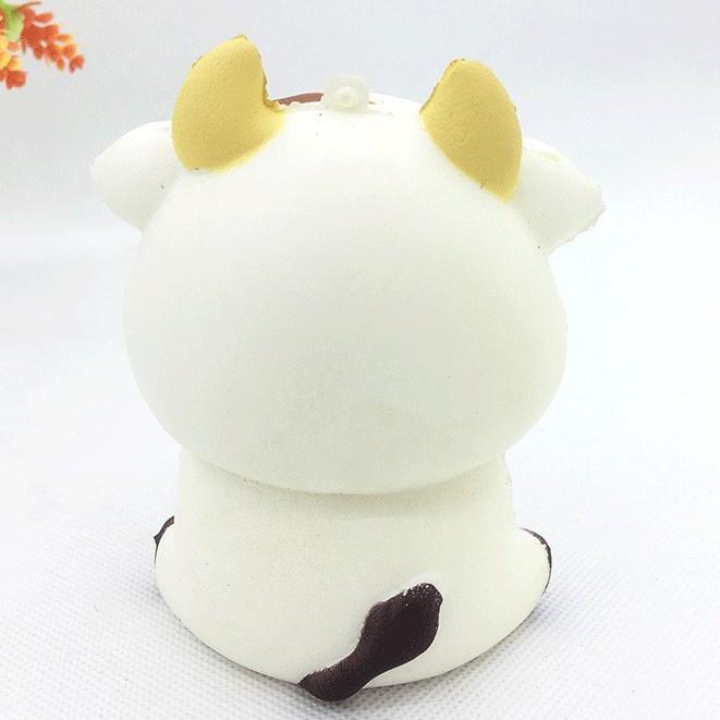 SquiShy bò ôm bình sữa - đồ chơi cho bé