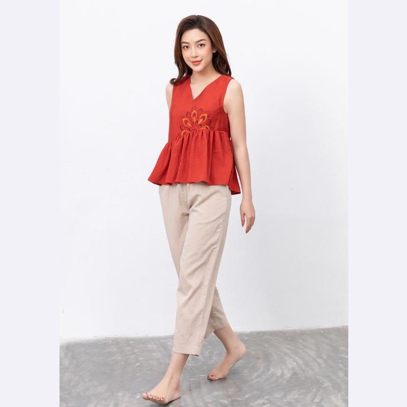 Đồ ngủ, pijama mặc nhà cao cấp nữ Freedy - WBS1241