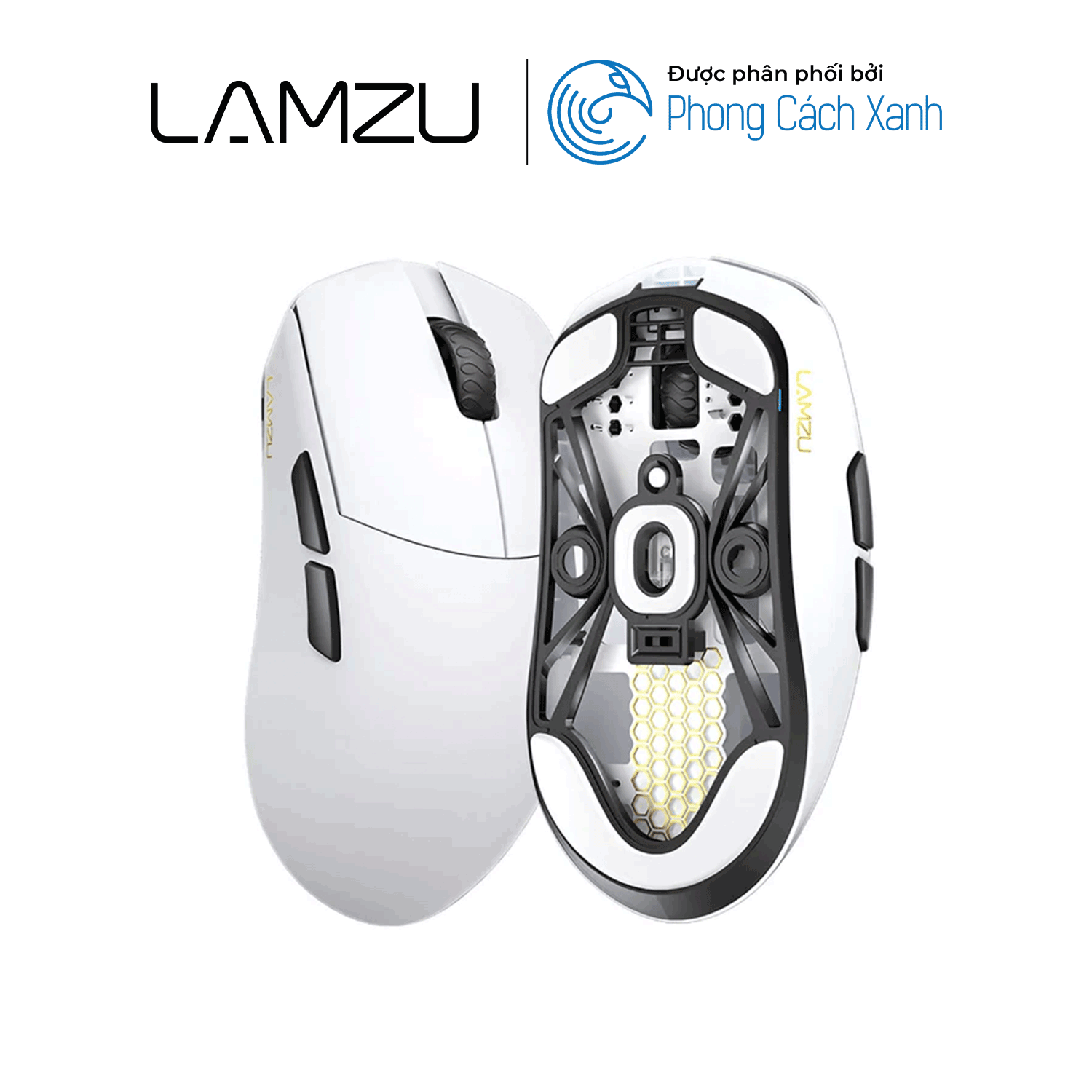Chuột không dây siêu nhẹ Lamzu Maya | Hỗ trợ 8KHz - Hàng chính hãng