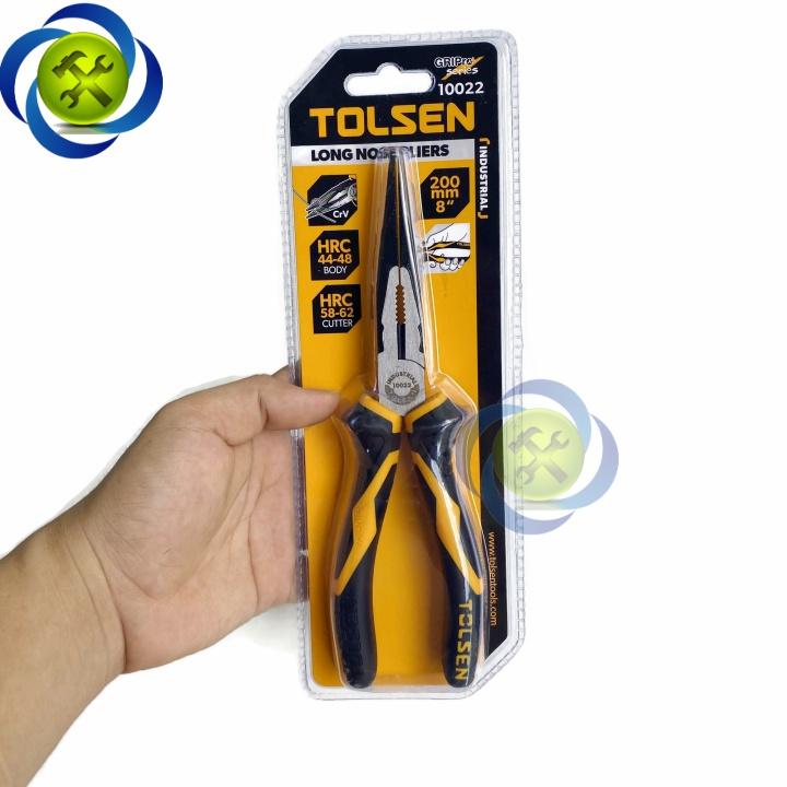 Kìm nhọn Tolsen 10022 dài 200mm loại công nghiệp
