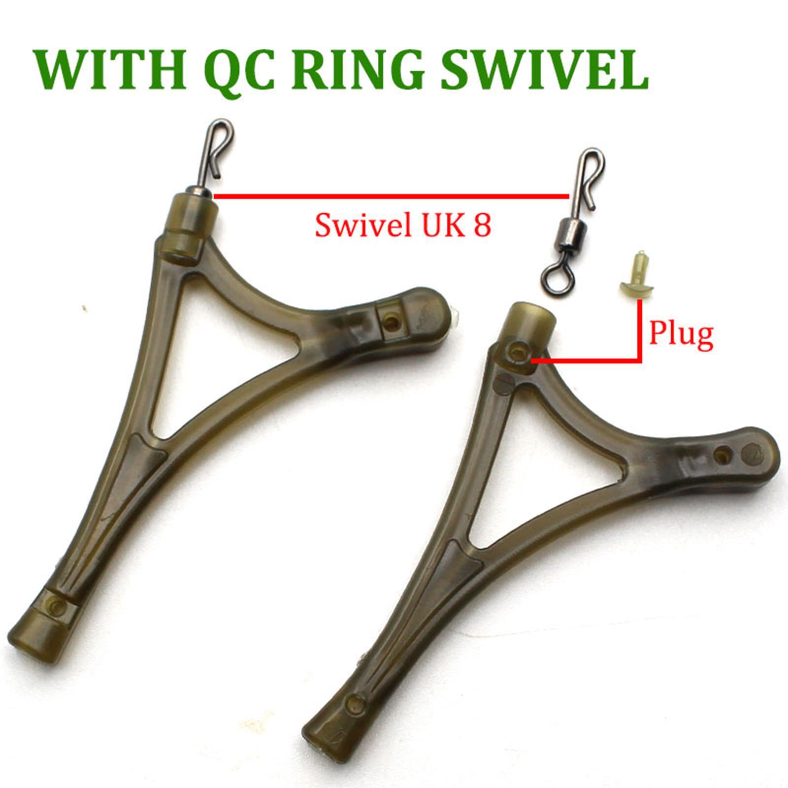 10PCS Carp Fishing Accessories Anti Sleeves for Carp Feeder Fishing Helicopter Hair Rigs Bead Fishing Tackle Equipment