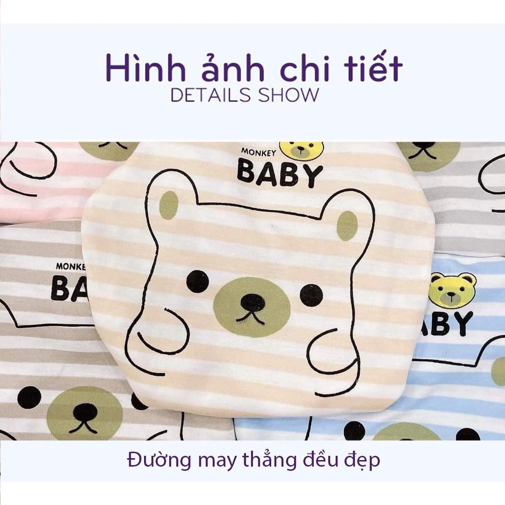 Bộ thu đông cho bé LILIKIDS in hình gấu chất cotton nỉ mềm và ấm Bộ dài tay cho bé trai bé gái 1 2 3 4 tuổi BDT09