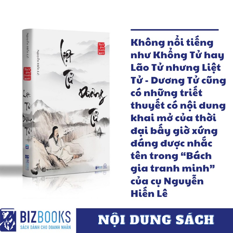 Sách - Liệt Tử Dương Tử - Nguyễn Hiến Lê (Tuyển Tập Bách Gia Tranh Minh)
