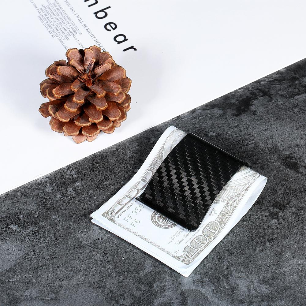 Kẹp tiền bằng sợi carbon Thiết kế cổ điển, siêu nhẹ