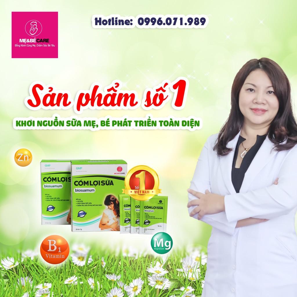 5 gói x 3 g Cốm lợi sữa vitamin sau sinh cho con bú biosuamum dạng cốm