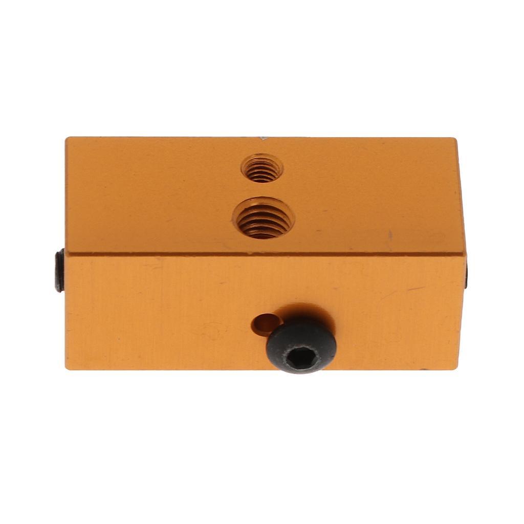 Aluminum Heating Hot Block Heater Assembly for 3D Printer Extruder