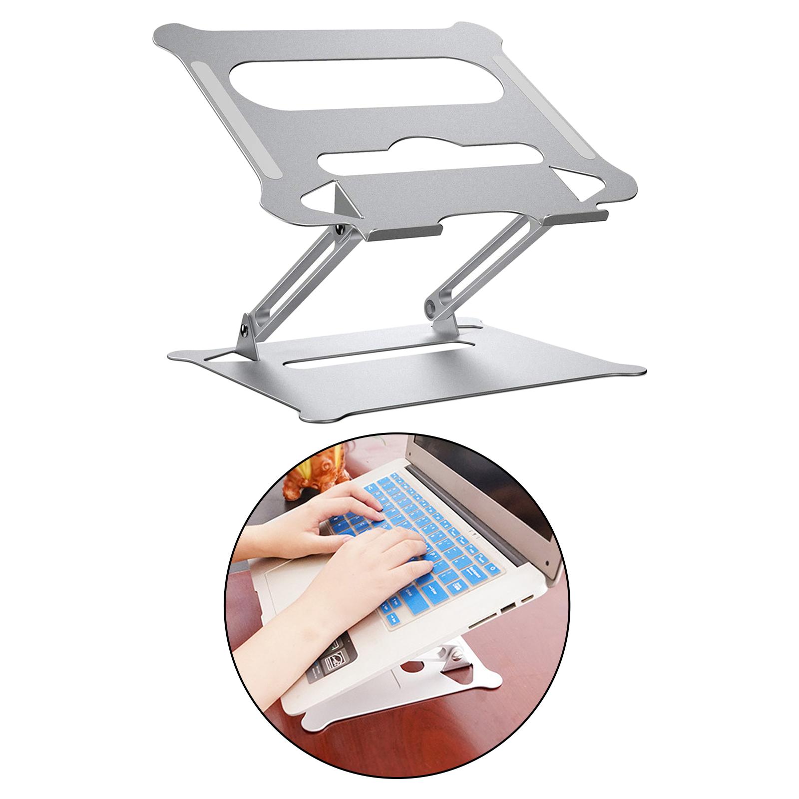 Desk Laptop Stand Adjustable Foldable Aluminum Tablet Notebook Riser Mount for All Laptops