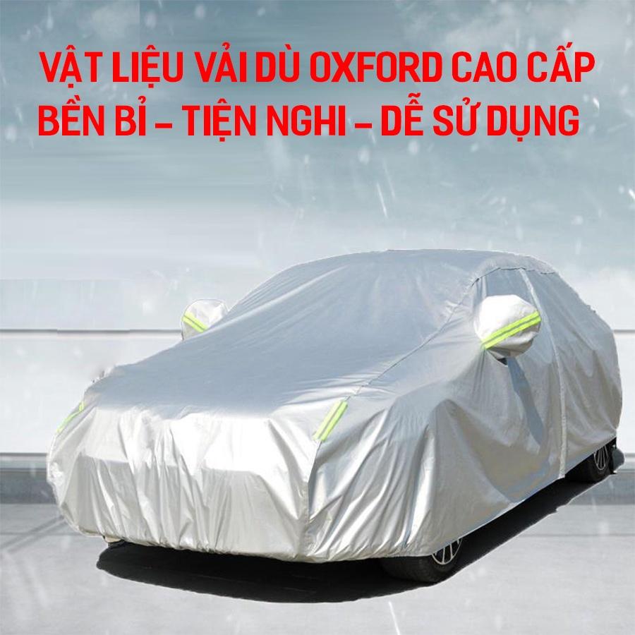 Bạt phủ trùm bảo vệ xe ô tô Honda Accord , bạt vải dù Oxford đậy bao trùm xe oto sedan 5 chỗ