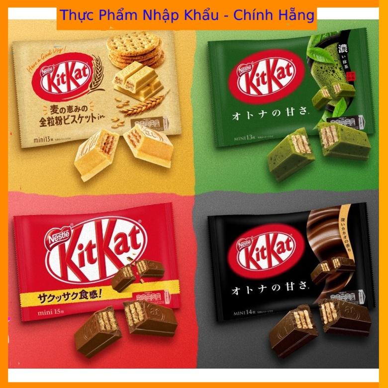 Bánh KitKat các vị 11-12 gói nhỏ/ túi - hàng nội địa Nhật Bản