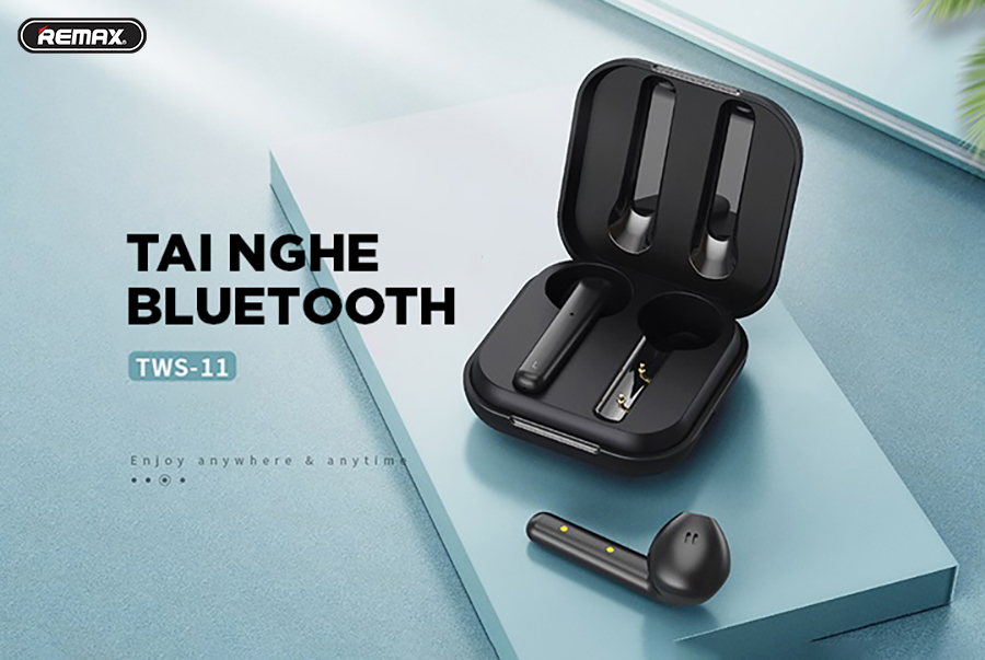 Tai Nghe Bluetooth 5.0 REMAX TWS-11 Âm Thanh Đỉnh Cao - Hàng Chính Hãng