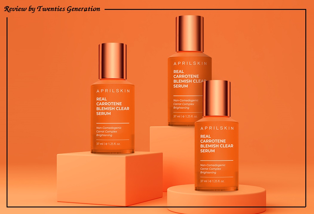 Tinh Chất Cà Rốt Giảm Mụn, Thâm, Làm Sáng Da AprilSkin Real Carrotene Blemish Clear Serum 37ml
