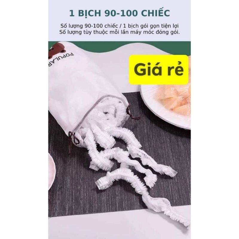 SÉT 100 TÚI GẤU MÀNG BỌC THỰC PHẨM CAO CẤP