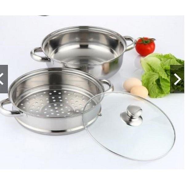 Nồi Hấp 2 Tầng Inox size 28cm