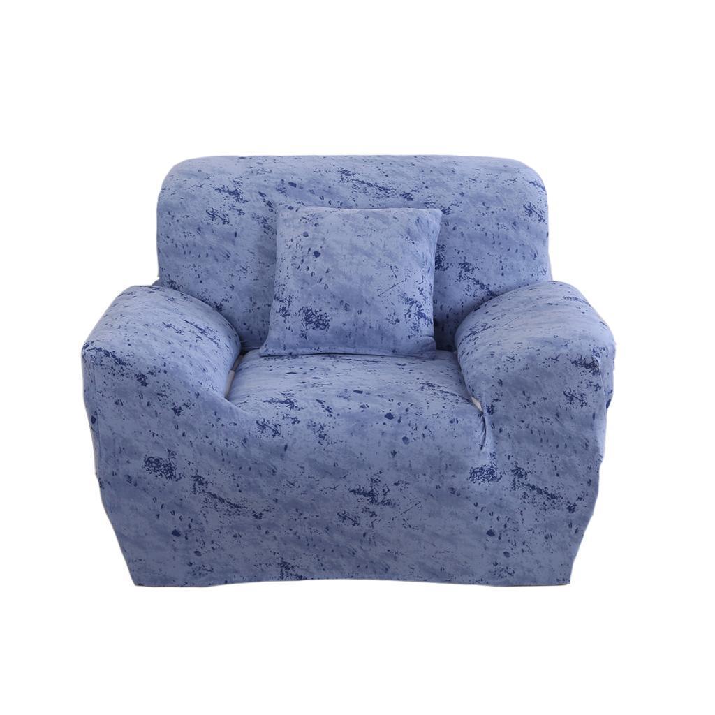 Elastic Sofa Cover 4 Sizes Blue