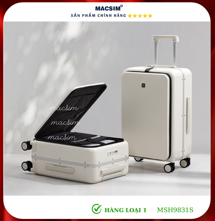 Vali cao cấp Macsim Hanke MSH9831S 20inches