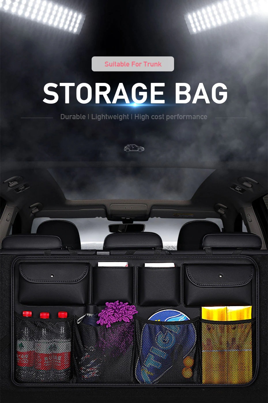 Túi đựng đồ hàng ghế sau xe ô tô 8 túi Car Rear Back Seat Storage Bag