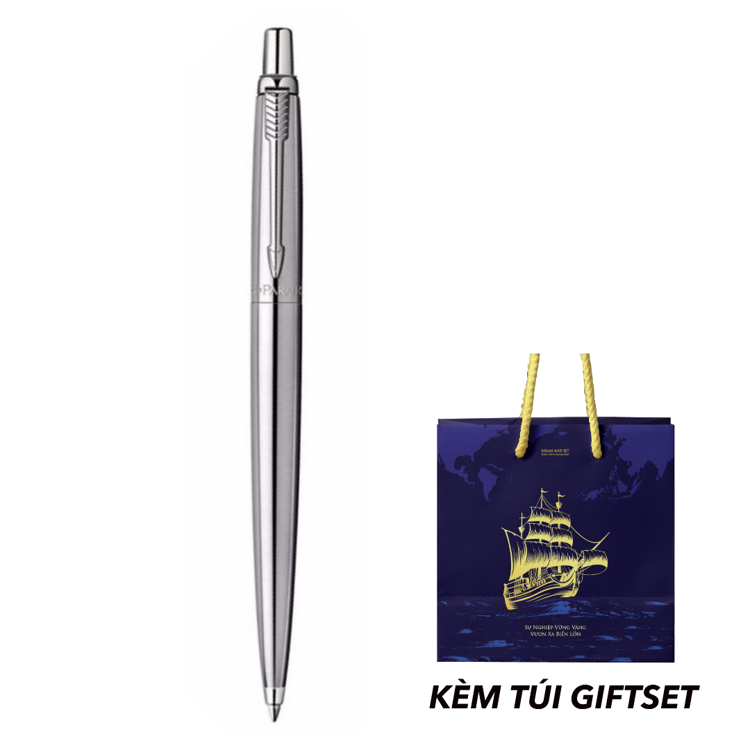 B&amp;J - Bút bi parker Jotter Kèm Túi Giftset ''Vươn Xa Biển Lớn'', Kèm Túi Giftset B&amp;J,Kèm Ruột Mực Bi Dành Cho Parker Sản Xuất Bởi B&amp;J dành cho doanh nhân, khẳng định đẳng cấp cá nhân