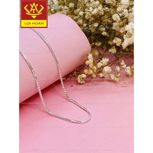 Dây chuyền nữ bạc 925, dây bóng bạc cao cấp - Trang sức Lợi Hoàn