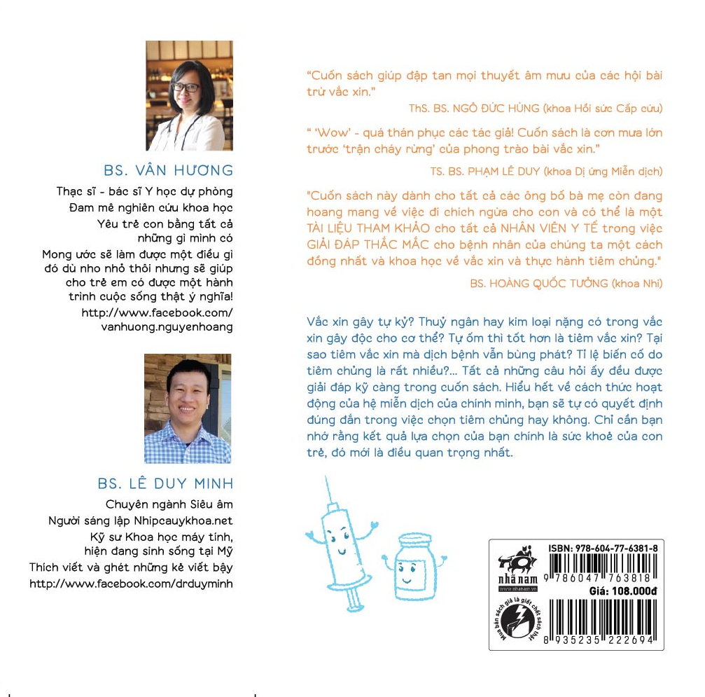 Để Con Được Chích - Hiểu Hết Về Vắc Xin Và Miễn Dịch - Kèm Chữ Ký Tác Giả (Số Lượng Có Hạn)