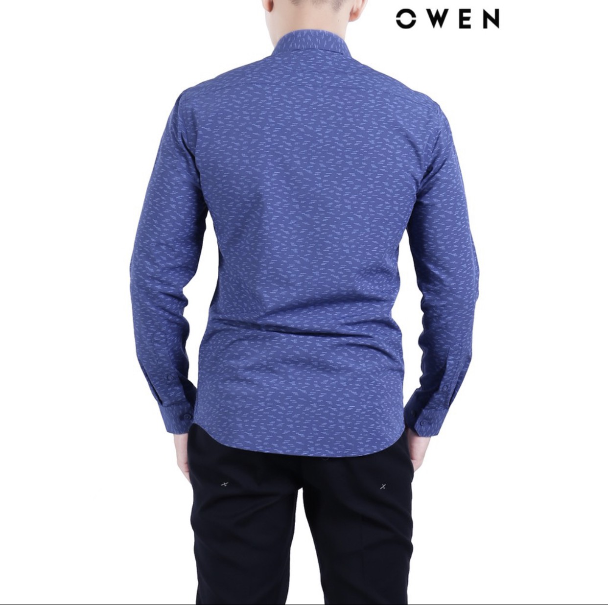 Hình ảnh OWEN - Áo sơ mi dài tay Owen REGULAR FIT 20862 chất sợi tre