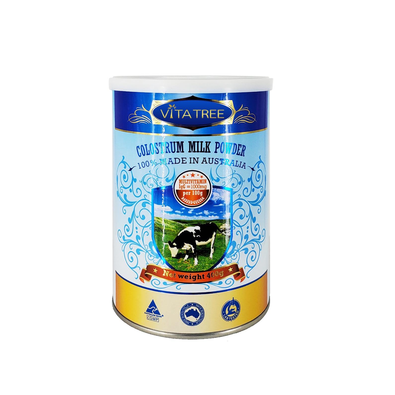 Sữa Bột Bò Non Colostrum Milk Powder Vitatree - 400g