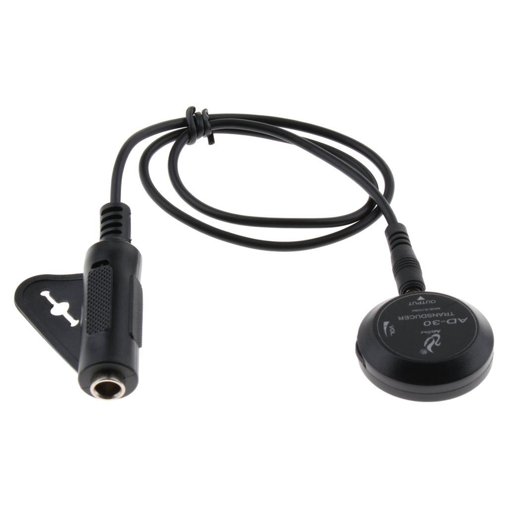 Guitar EQ Pickup Piezo Transducer for Acoustic Guitar Ukulele Mandolin Banjo