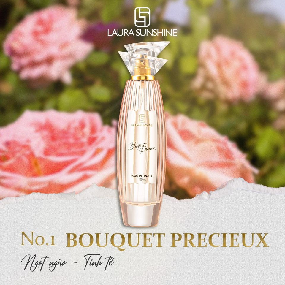 [Tặng Quà]Nước hoa nữ Laura Paris No1 Bouqet Precieux Nhật Kim Anh 100ml